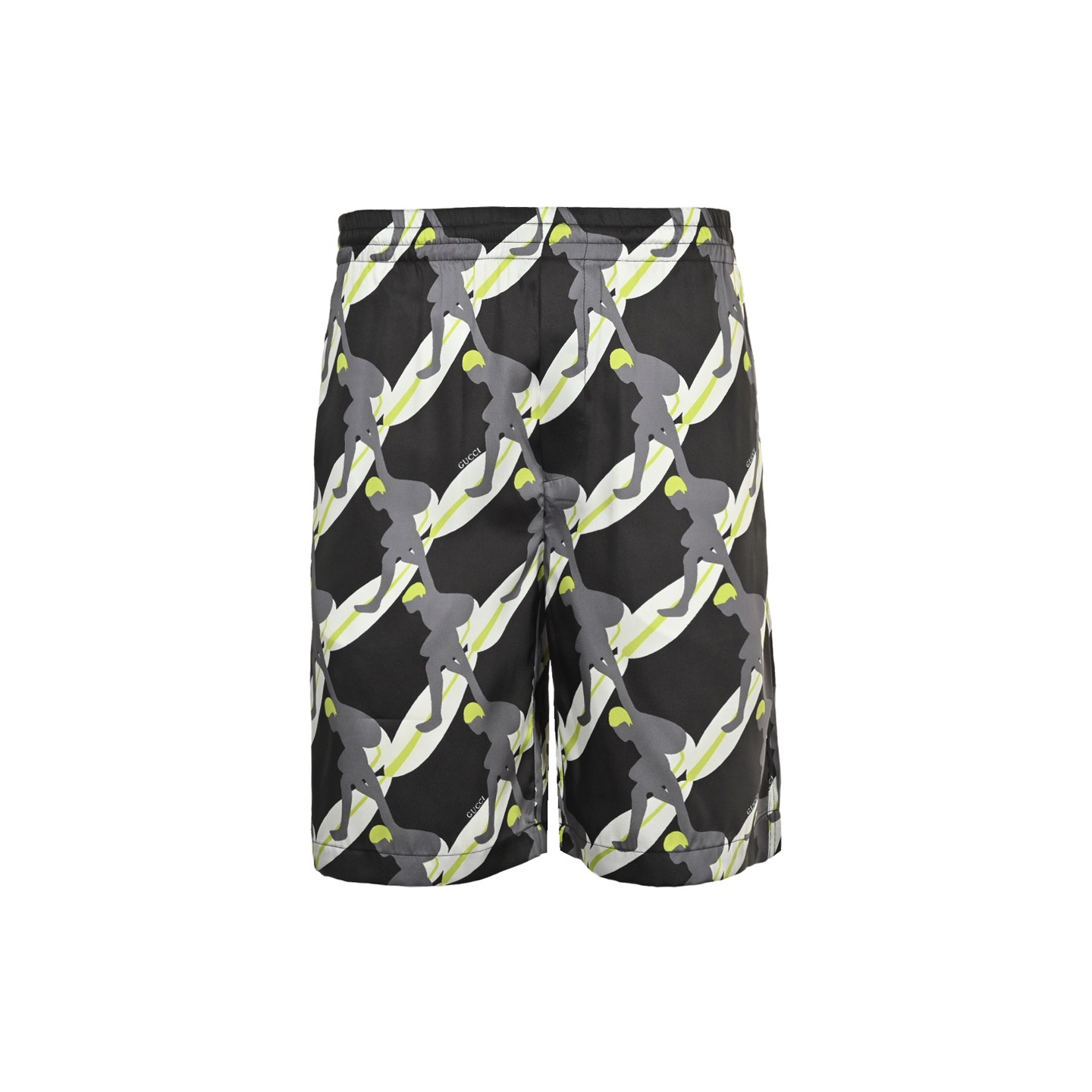 Gucci 25ss surf silk shorts set