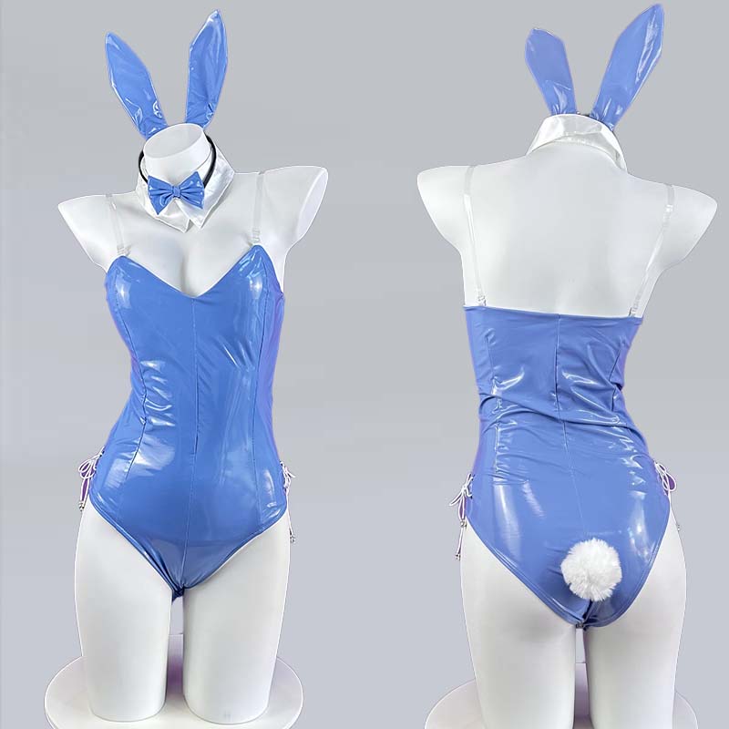 Cosplay Bunny Lace Up Sexy Jumpsuit Lingerie