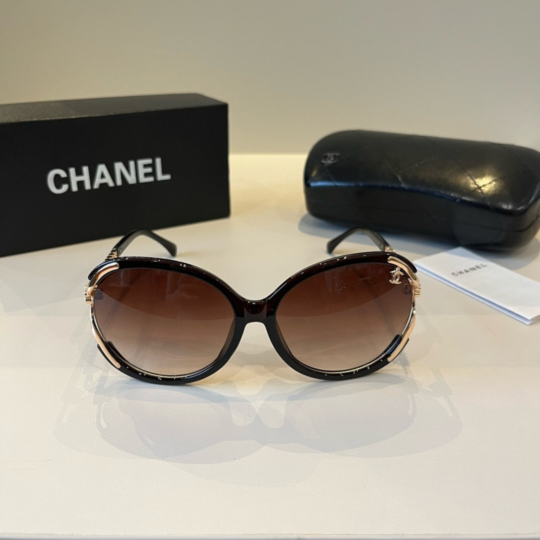Chanel round frame sunglasses