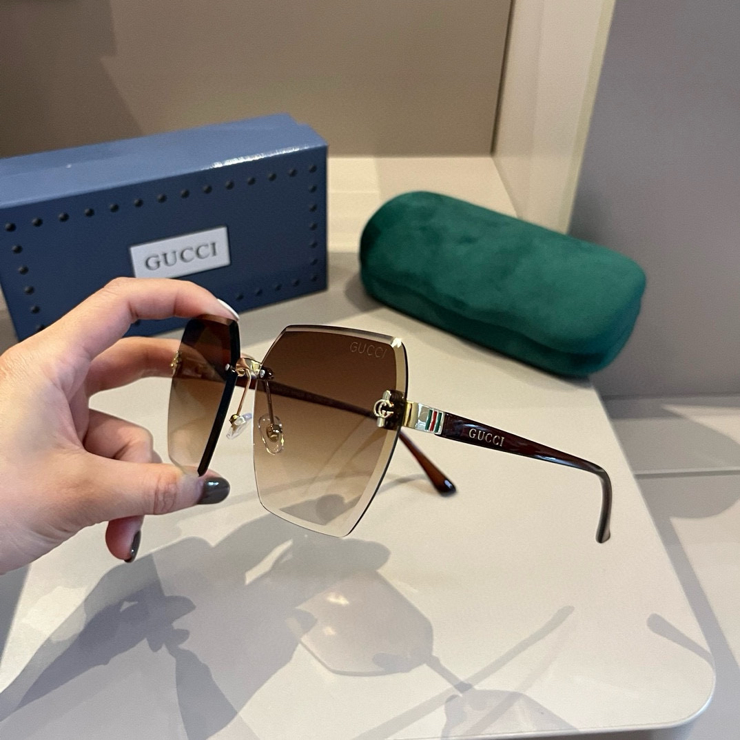 Gucci rimless sunglasses