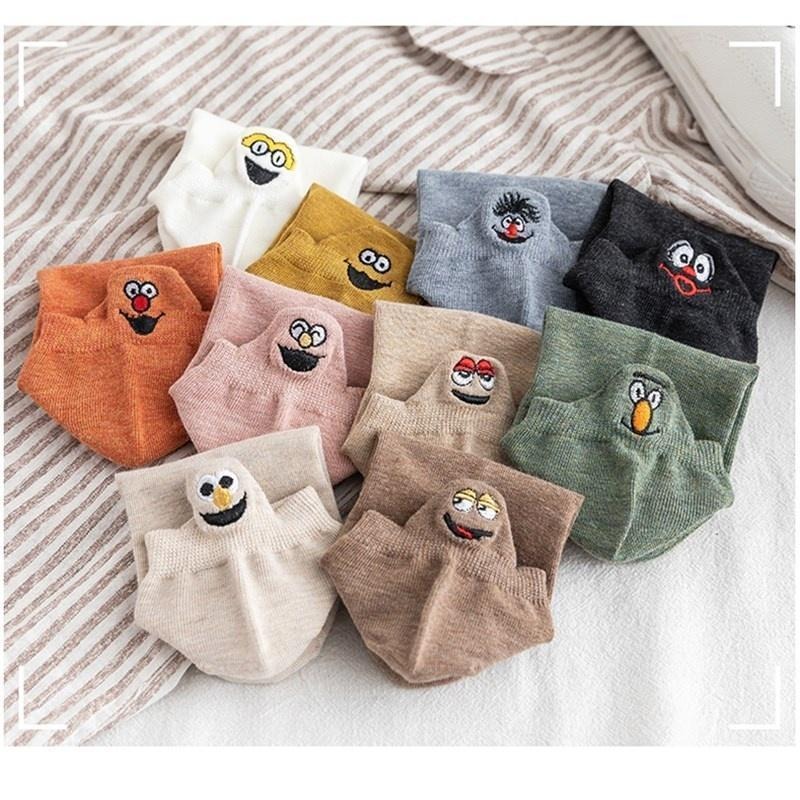 💥Mother's Day Early Sale--Embroidered Cartoon Women Socks--BUY 3 SETS GET 2 SETS FREE & FREE SHIPPING