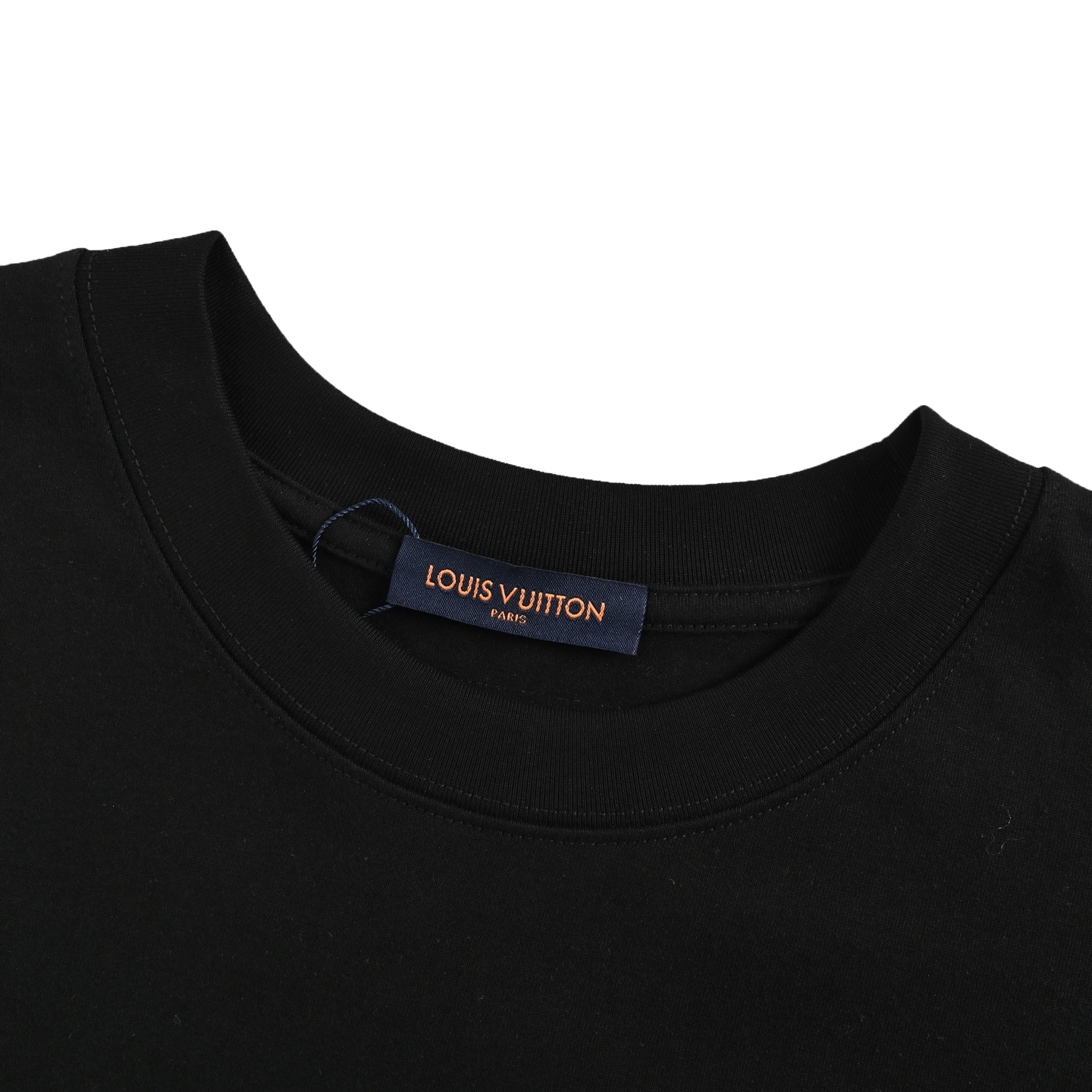 Louis Vuitton 25ss dark pattern large logo tatami embroidered short sleeves