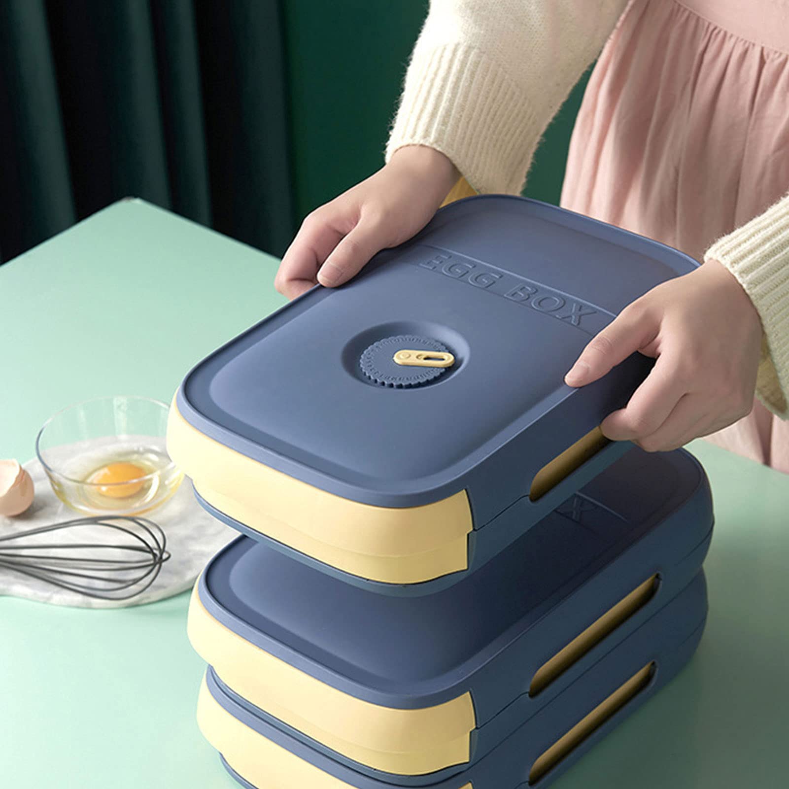 (🔥HOT SALE - 50% OFF) New Drawer Type Egg Storage Box, Buy 3 Get Extra 10% OFF