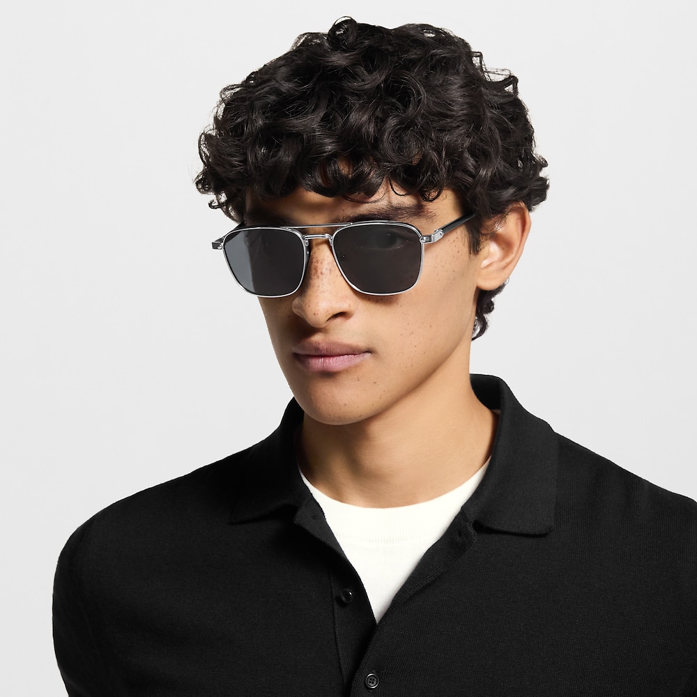 Louis Vuitton LV SIGNATURE METAL SQUARE Sunglasses Z1942U