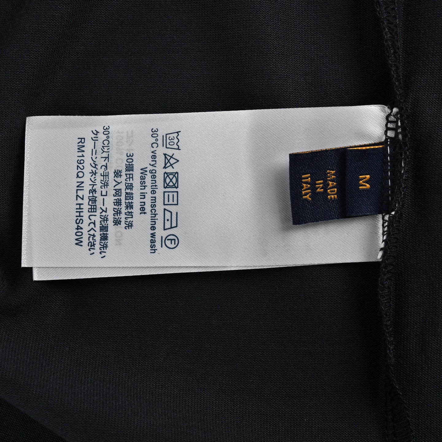 Louis Vuitton Big V inverted letter print logo short sleeves