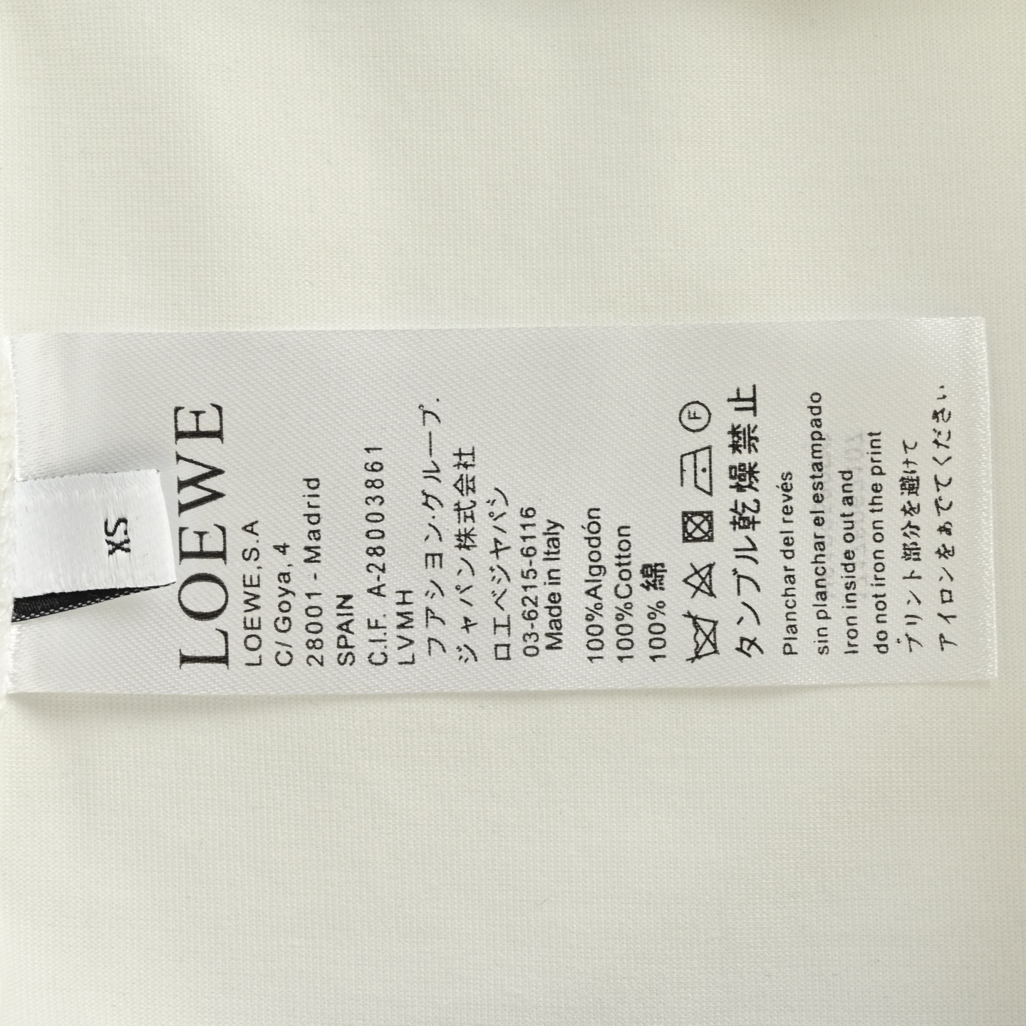 Loewe 25ss rose floral print short sleeve