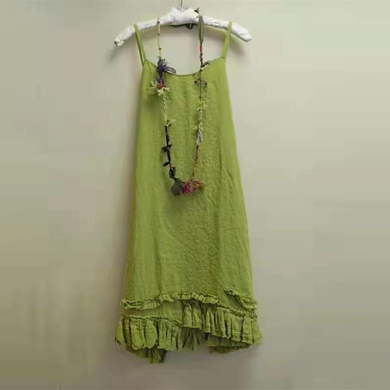 Casual Strap Tube Top Midi Dress