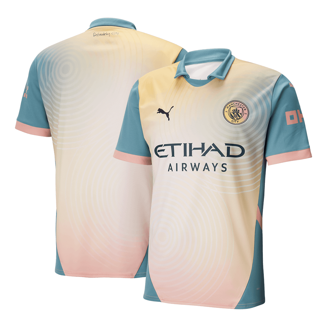 Manchester City Football Jersey Fourth Away Custom Shirt 