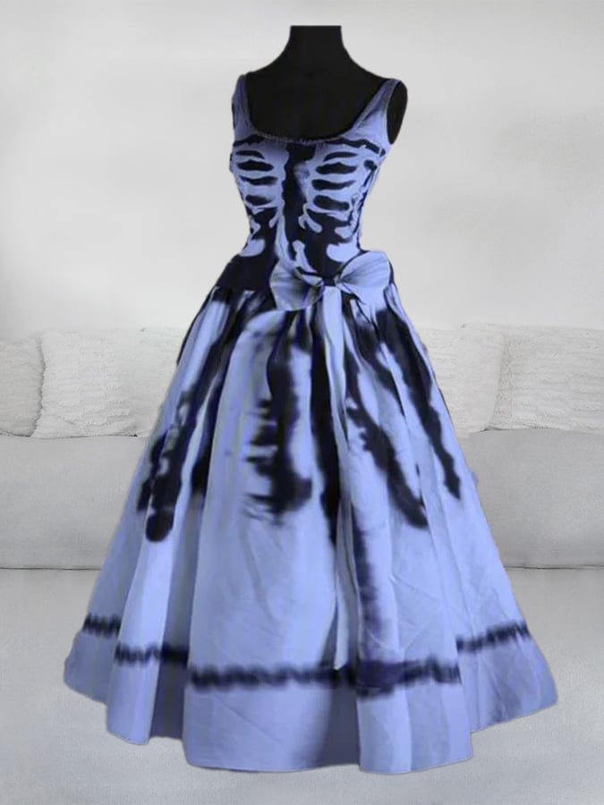 🔥Buy 3 Get 10% Off🔥Retro Tie-Dye Big Swing Dress(Skirt without skirt support)