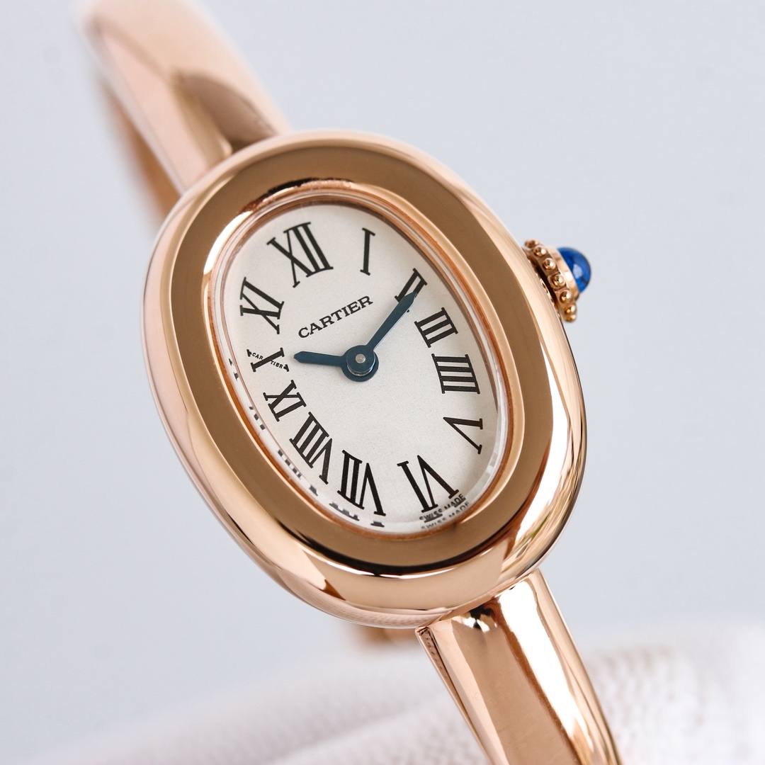 Cartier Bathtub Gold Bracelet Watch