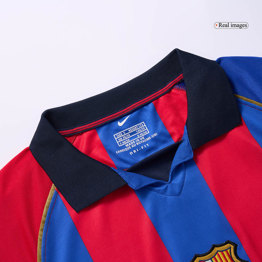Barcelona Retro Home Football Shirt 2001/02 | Best Football Store