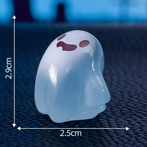 Mini Ghost Figures with Box Glow in the Dark 🎁 (Random Gift Box & Greeting Card)