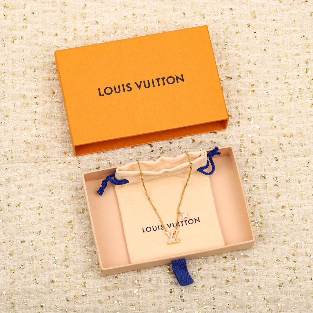 Louis Vuitton Pink Set Necklace