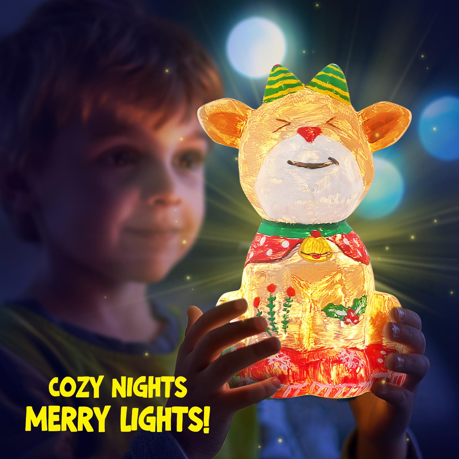 Paint Your Own Lamp Kit, Light up Art Supplies Arts & Crafts Kit