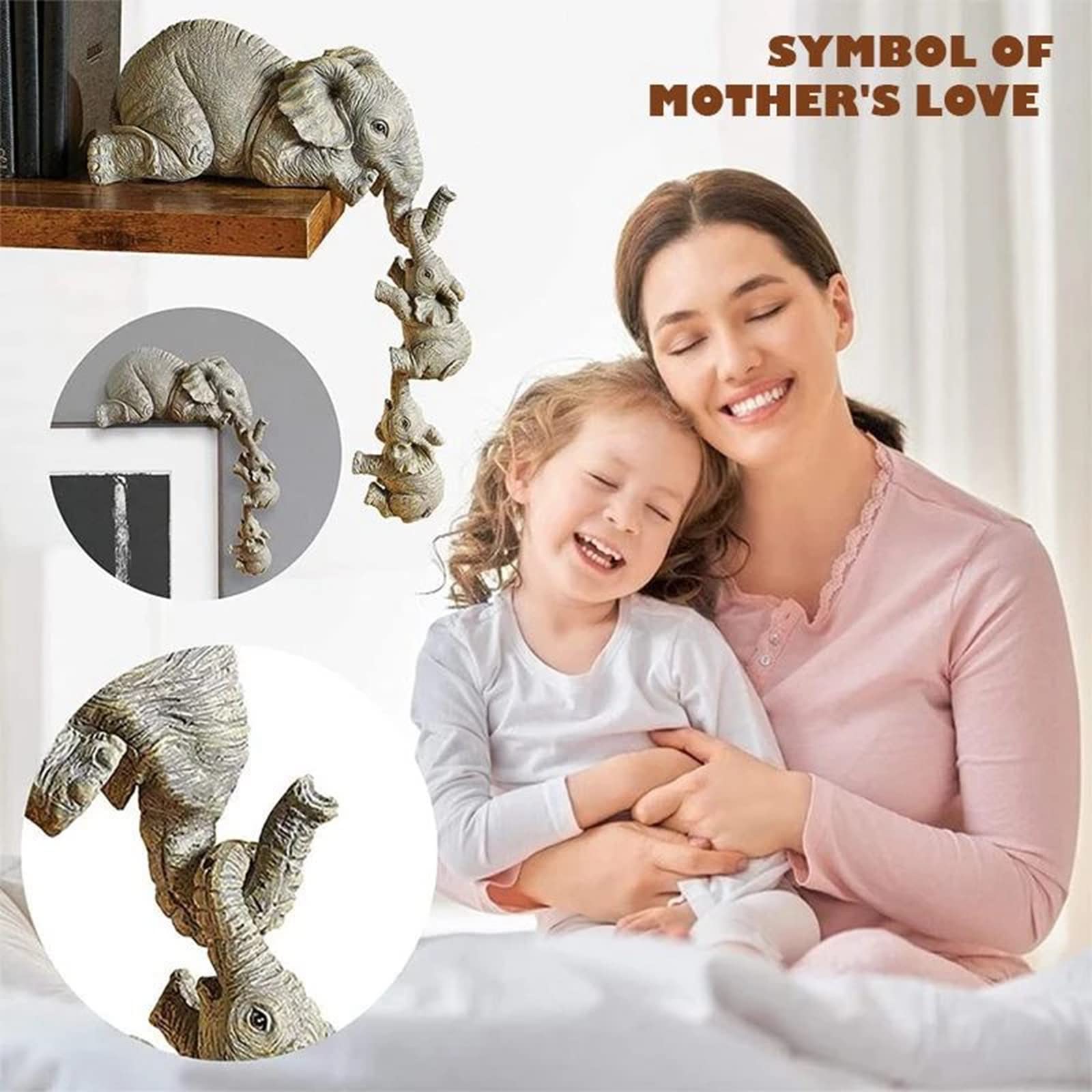 🔥Mother's Day Early Sale-[SAVE 50% OFF]Elephant Sitter Hand-Painted Figurines(Set of 3)-BUY 2 GET 1 FREE & FREE SHIPPING