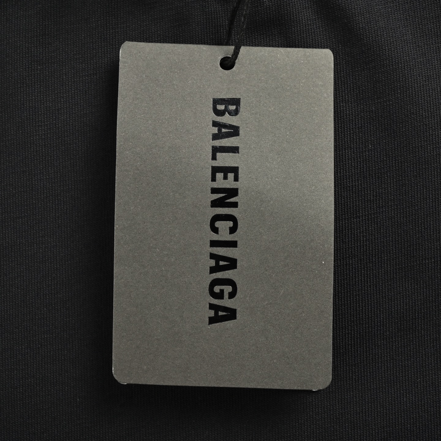 Balenciaga 25ss red tape print short-sleeve shirt