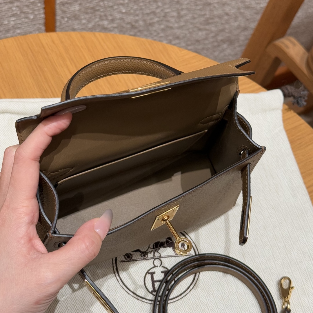 Hermes mini kelly2 3GAlezan handbag (handmade to order)