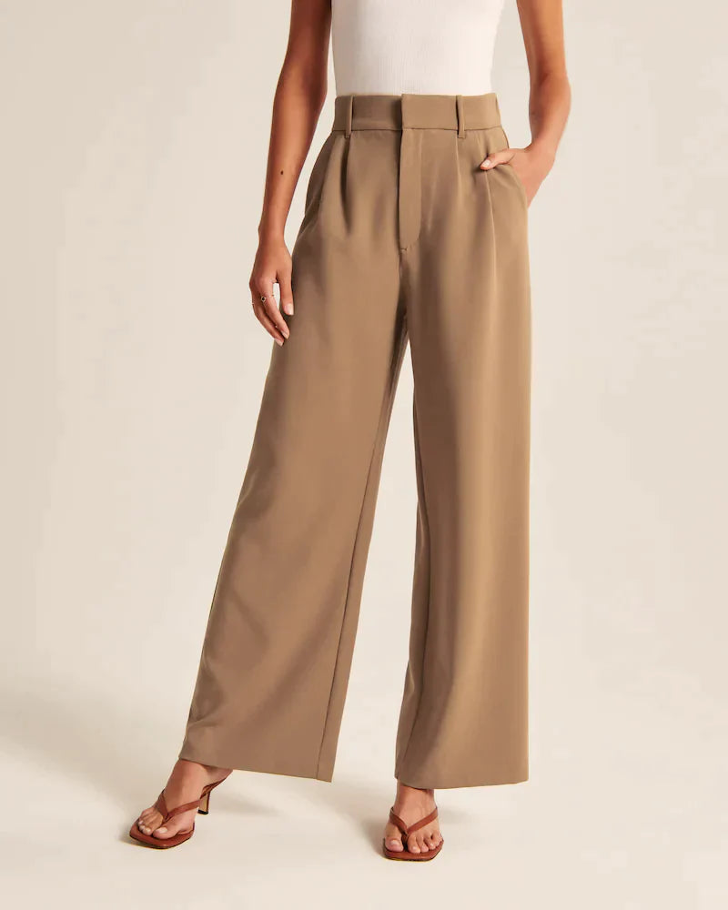 🎄Christmas Special Sale-[SAVE 50% OFF]--Wide-Leg Tailored Pants--BUY 2 GET 15% OFF & FREE SHIPPING