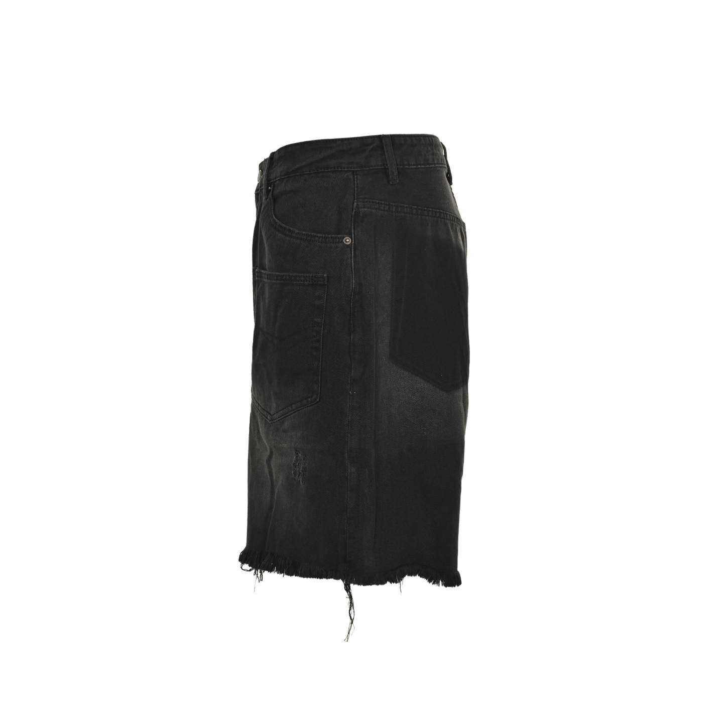 Balenciaga 24ss reverse pocket denim shorts