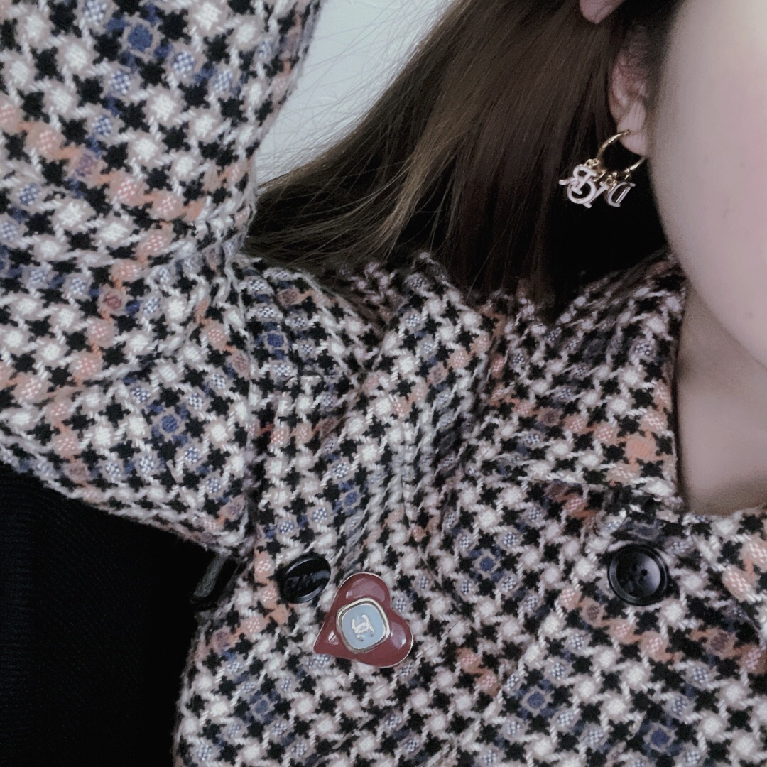 Dior Alphabet Pendant Earrings
