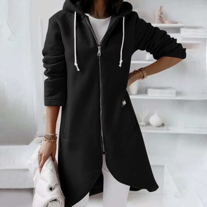 Autumn and Winter Street Sweater with New Style Zipper