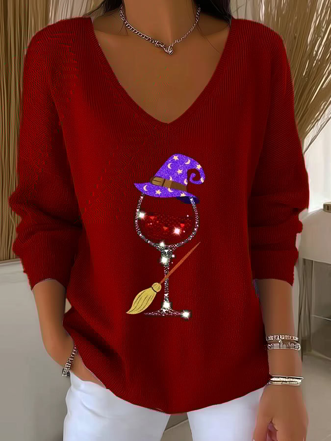 🔥Buy 3 Get 10% Off🔥Women's Casual Retro Halloween Printed Sweatshirt Striped Long Sleeve T-shirt