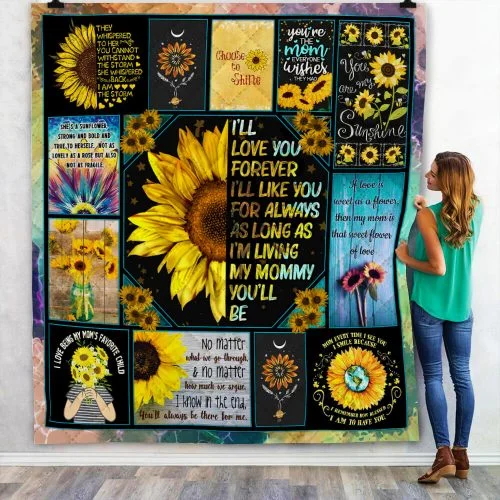 I Love You Mommy Quilt Blanket