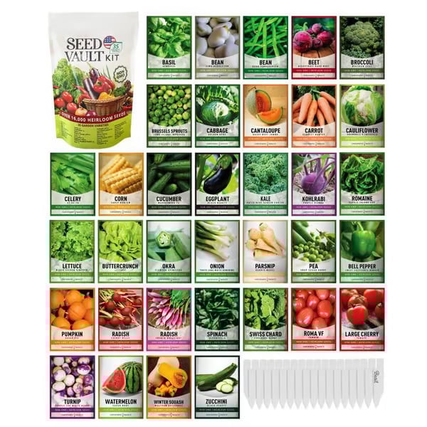 Easter Special🪴-Vegetable Seed Vault Kit | 35 Variety Pack