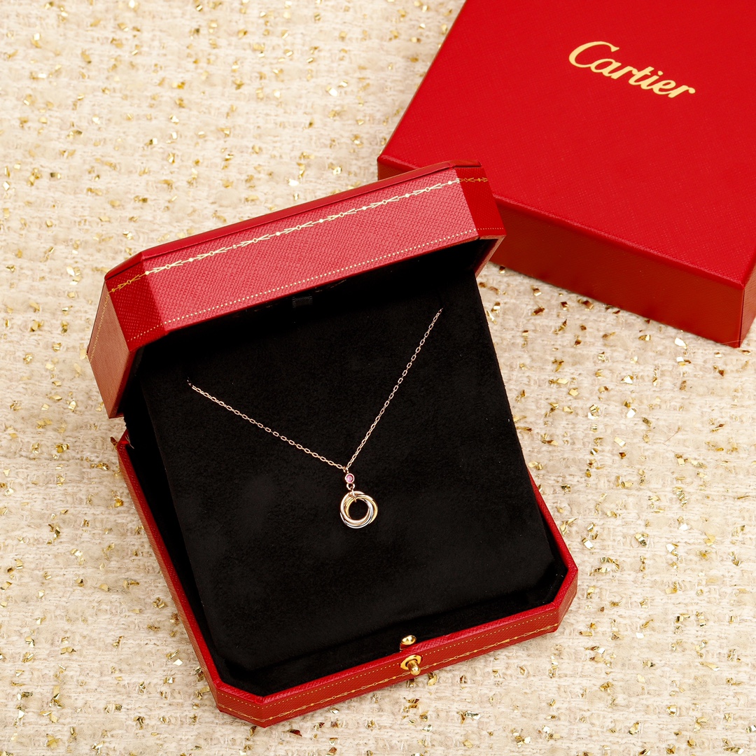 Cartier tricolor necklace