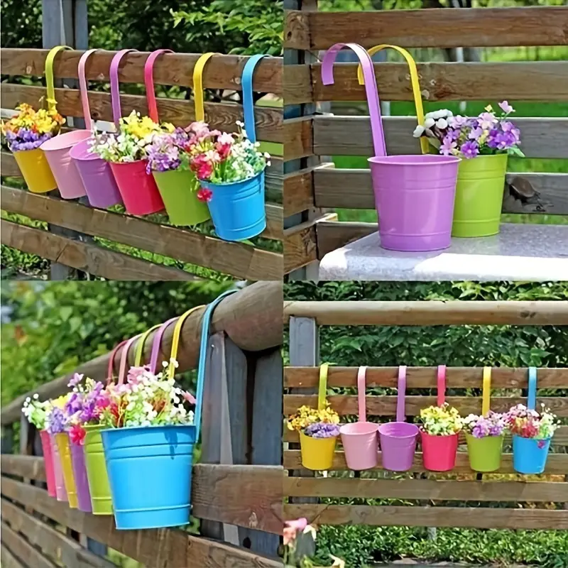 🎍🎍Metal Bucket Hanging Flower Pot(🌺Flash Sale - 50% Off)