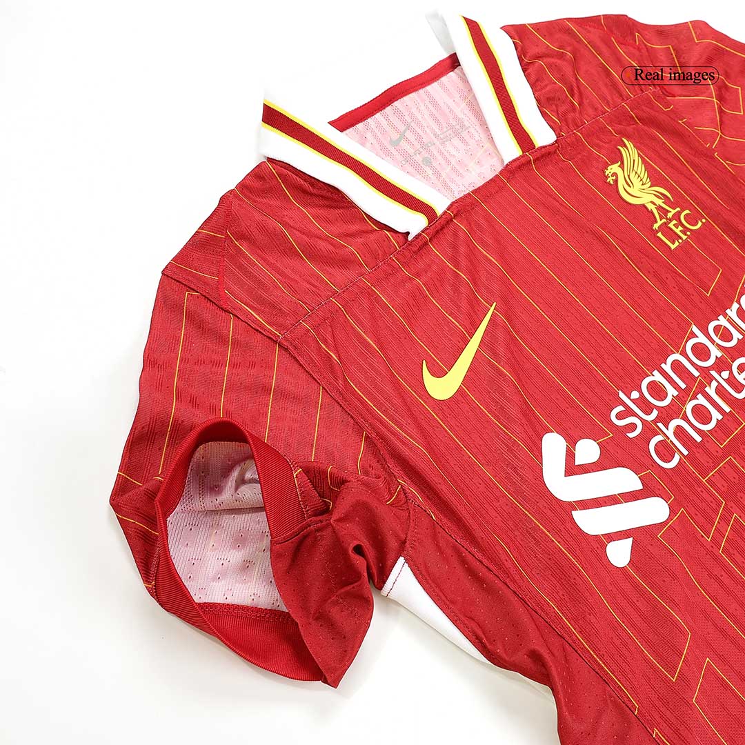 Authentic VIRGIL #4 Liverpool Home Football Shirt 2024/25