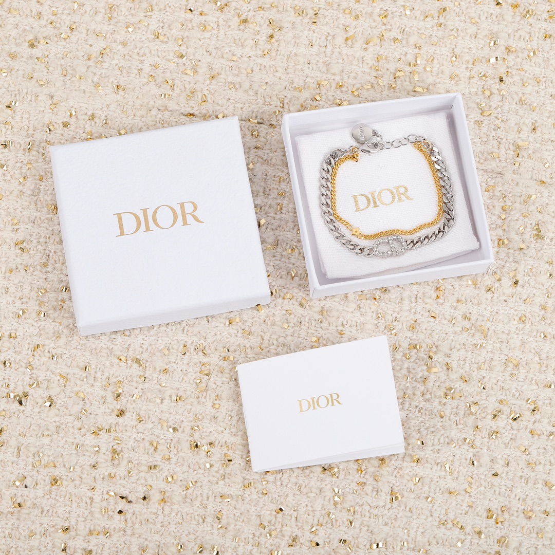 Dior Double Chain Bracelet