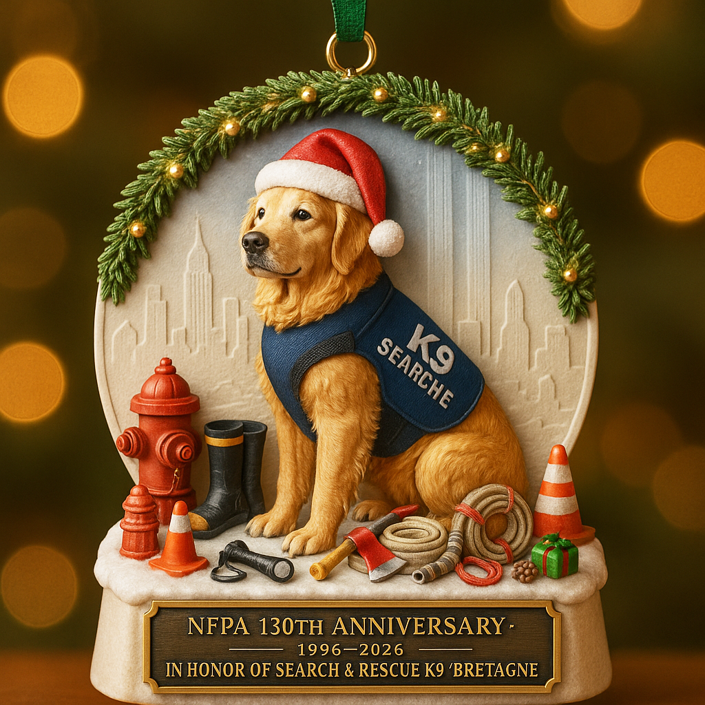 Bretagne × NFPA 130th Anniversary Christmas Pendant