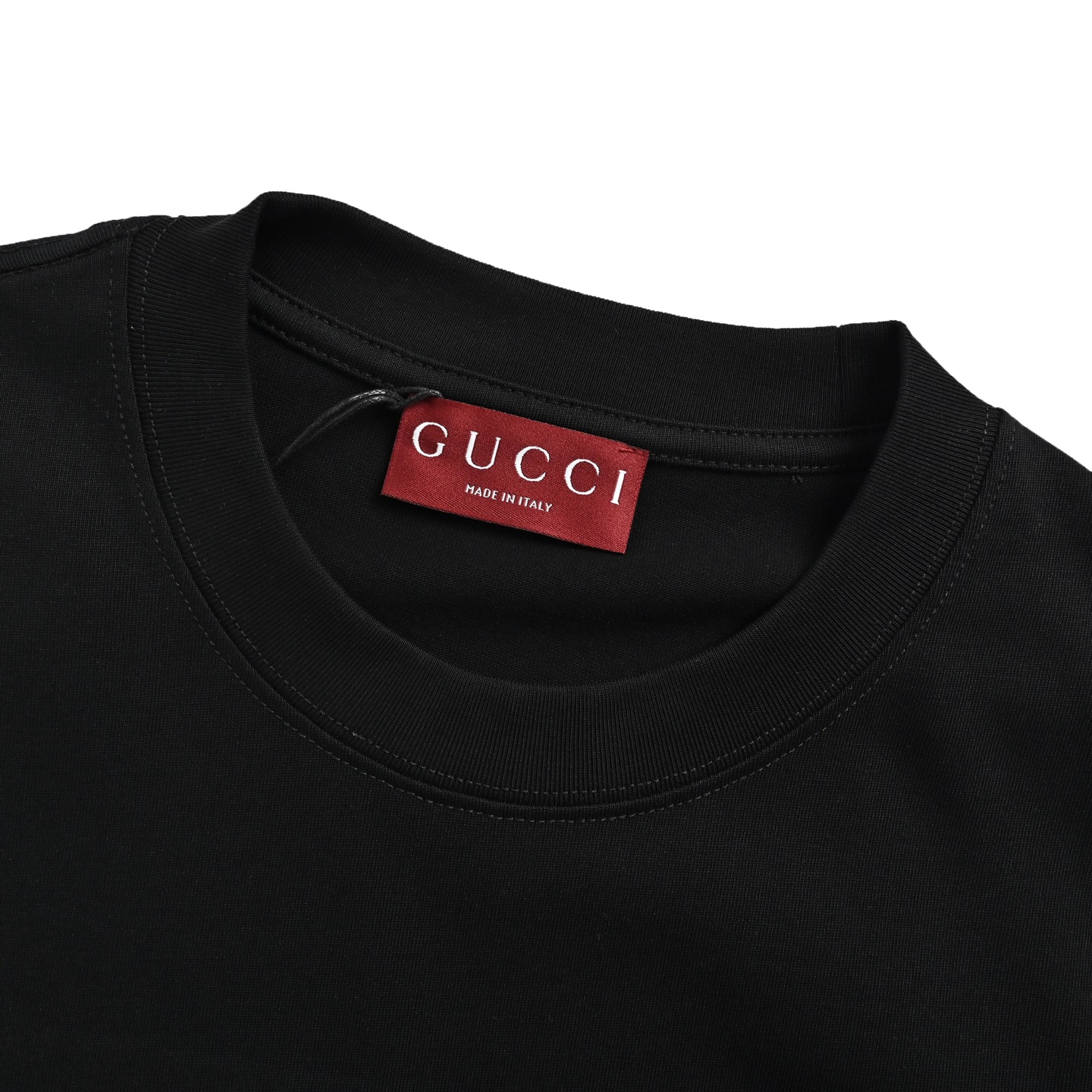 Gucci 25ss short sleeve with cursive logo embroidery