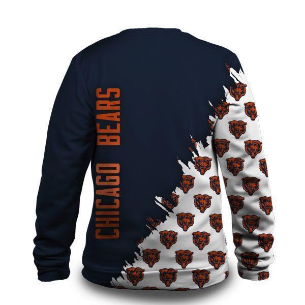 CHICAGO BEARS HOODIE PRINTED VIP 3D 35