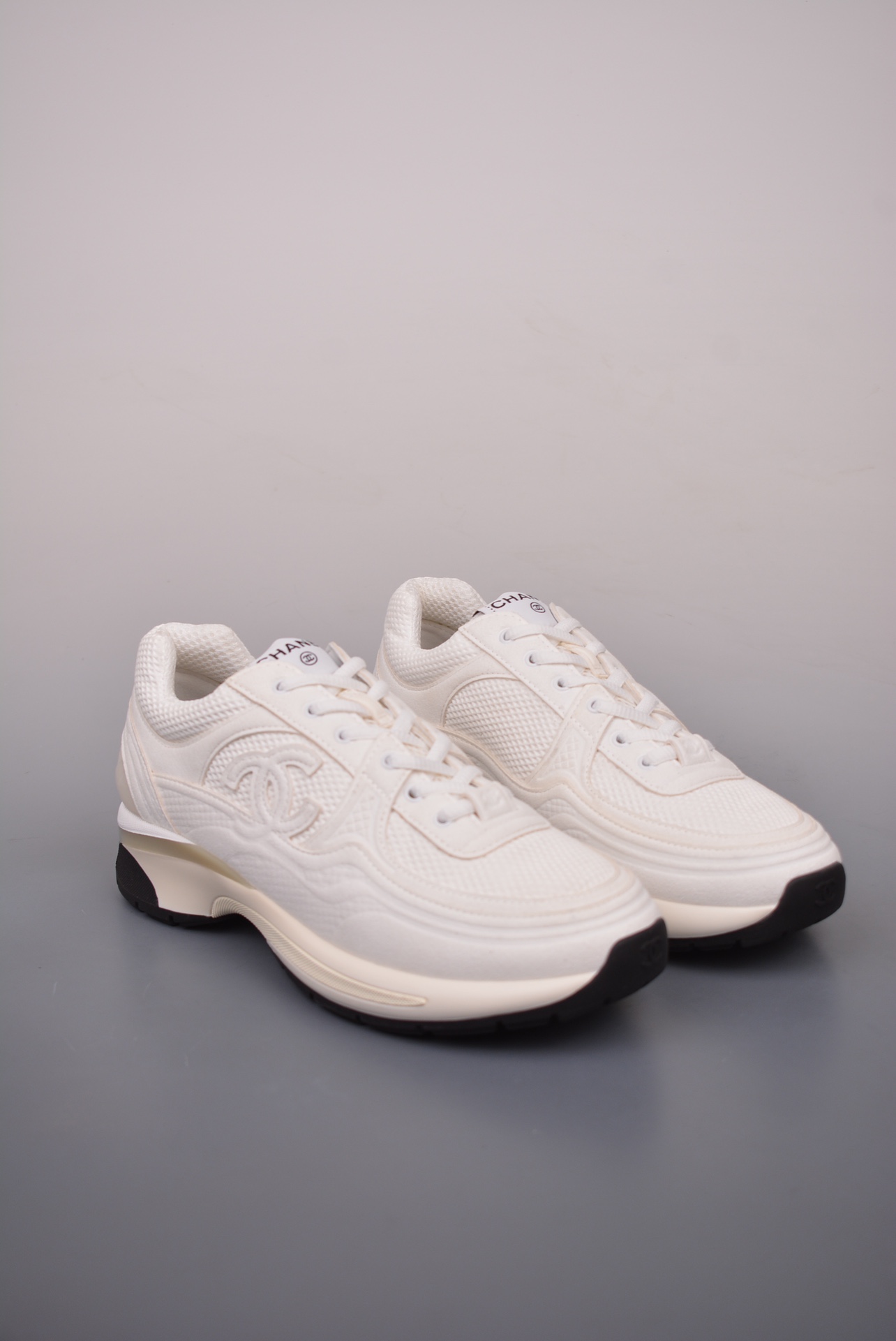 Chanel Cruise Logo Casual Low White