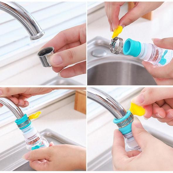 (🔥Last Day Clearance Sale-SAVE 50% OFF) 360° Faucet Booster Filter--BUY 3 GET 2 FREE