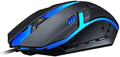 Tech1 Wired Gaming Mouse - USB Optical Computer [RGB] Mouse,1200 DPI for Windows PC, Laptop, Desktop, Notebook (Black)