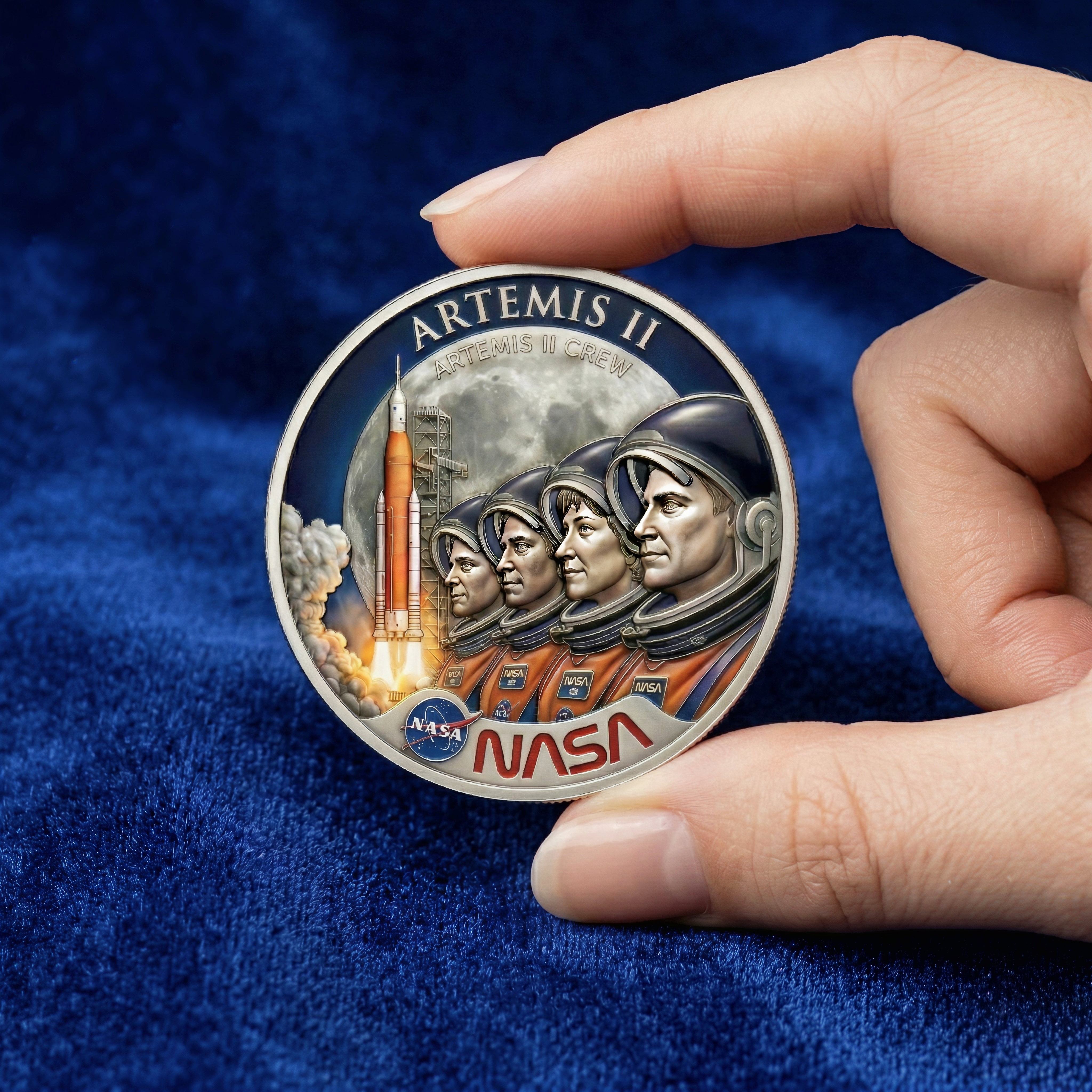🌕 Back to the Moon! Artemis II Crew Commemorative Coin!