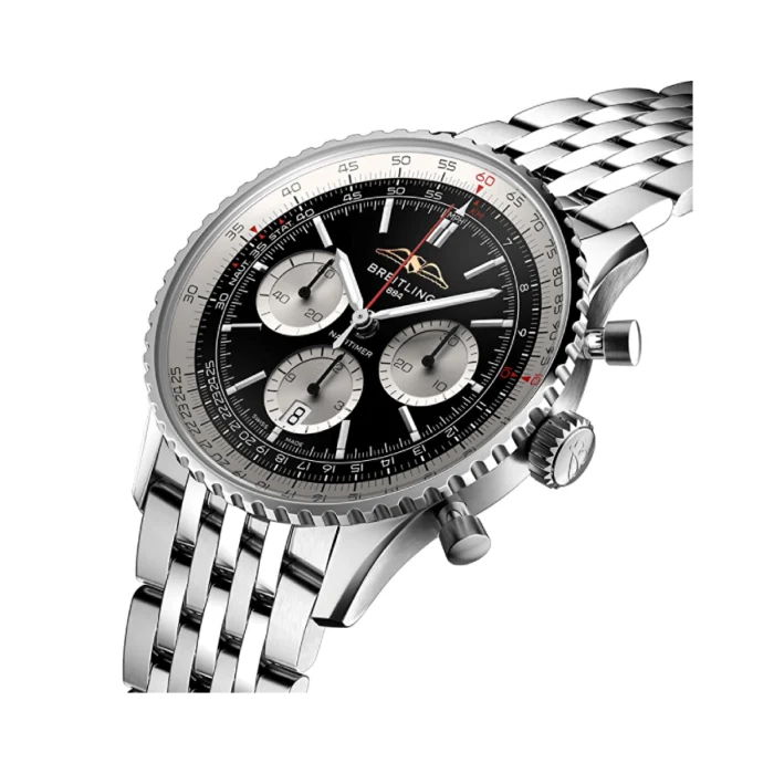 Breitling Navitimer B01 Chronograph 43 AB0121211B1P1 “Black Dial” Masterpiece Clone