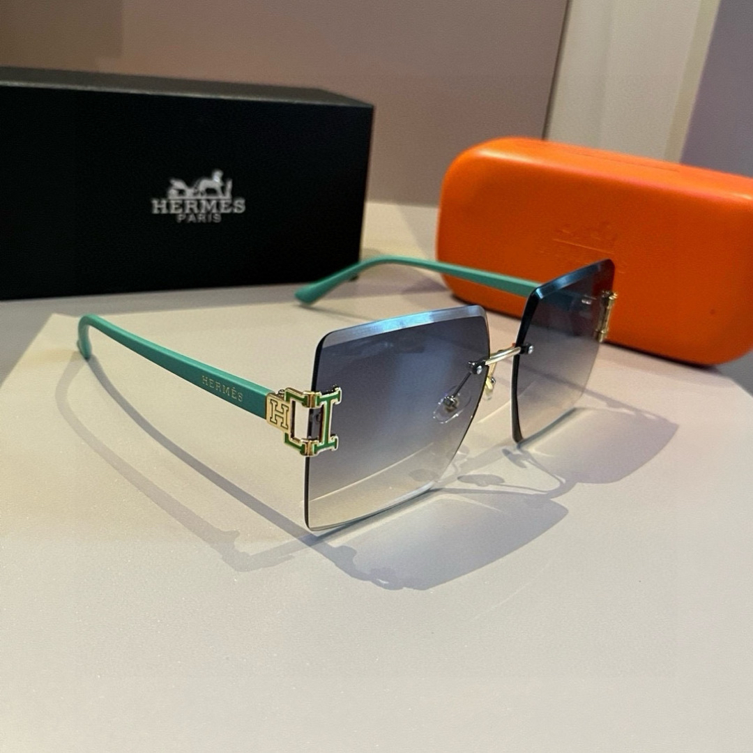 Hermes rimless sunglasses