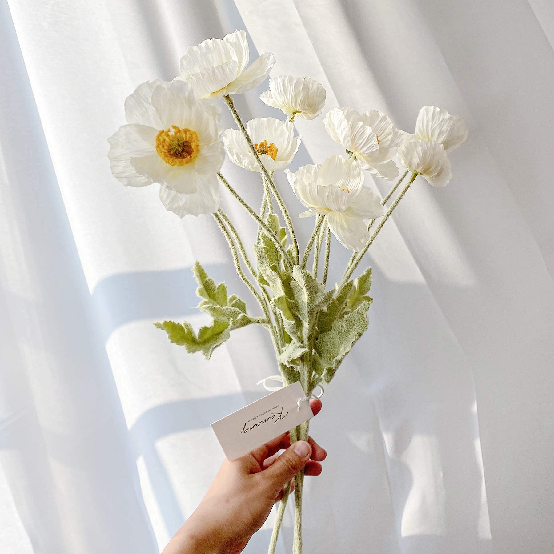 🔥Last Day 50% OFF🔥Artificial Poppy Silk Flowers for Home Decor, Wedding Bouquet(Set of 5 stems)📦BUY 2SETS GET 10% OFF & FREE SHIPPING NOW