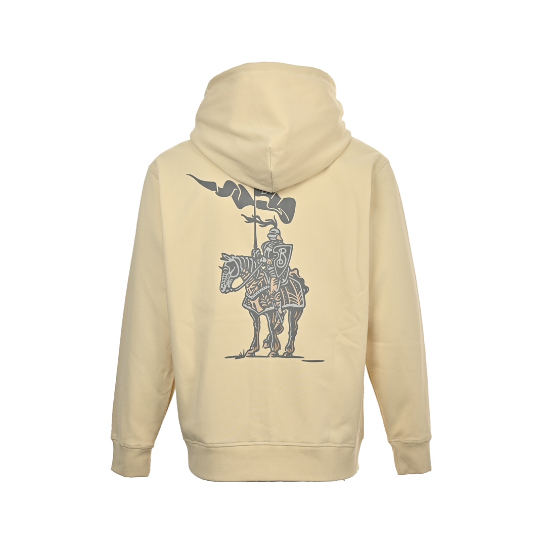 Burberry 24Fw shield and horse print zip-up hooded jacket