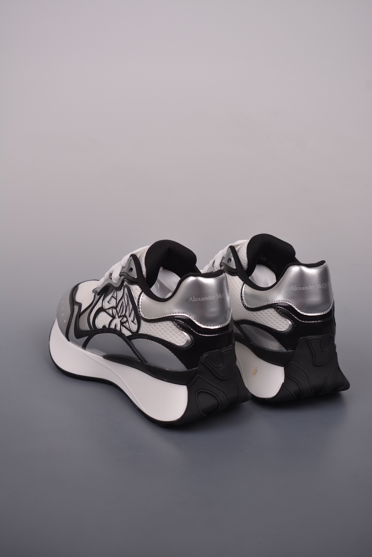 Alexander McQueen Sprint running shoes silver