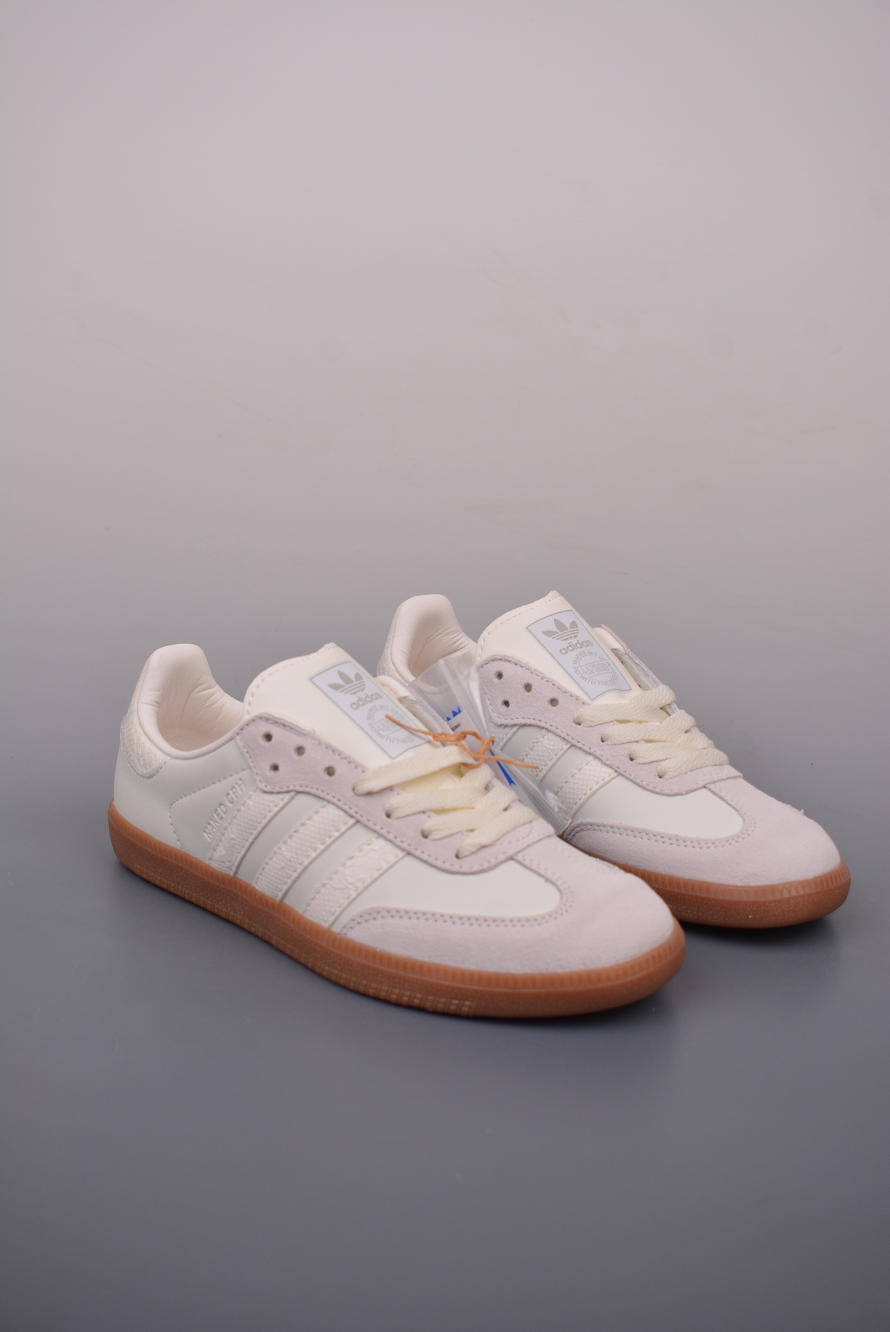NAKED x Adidas Originals Samba OG White Silver Metallic JI3993
