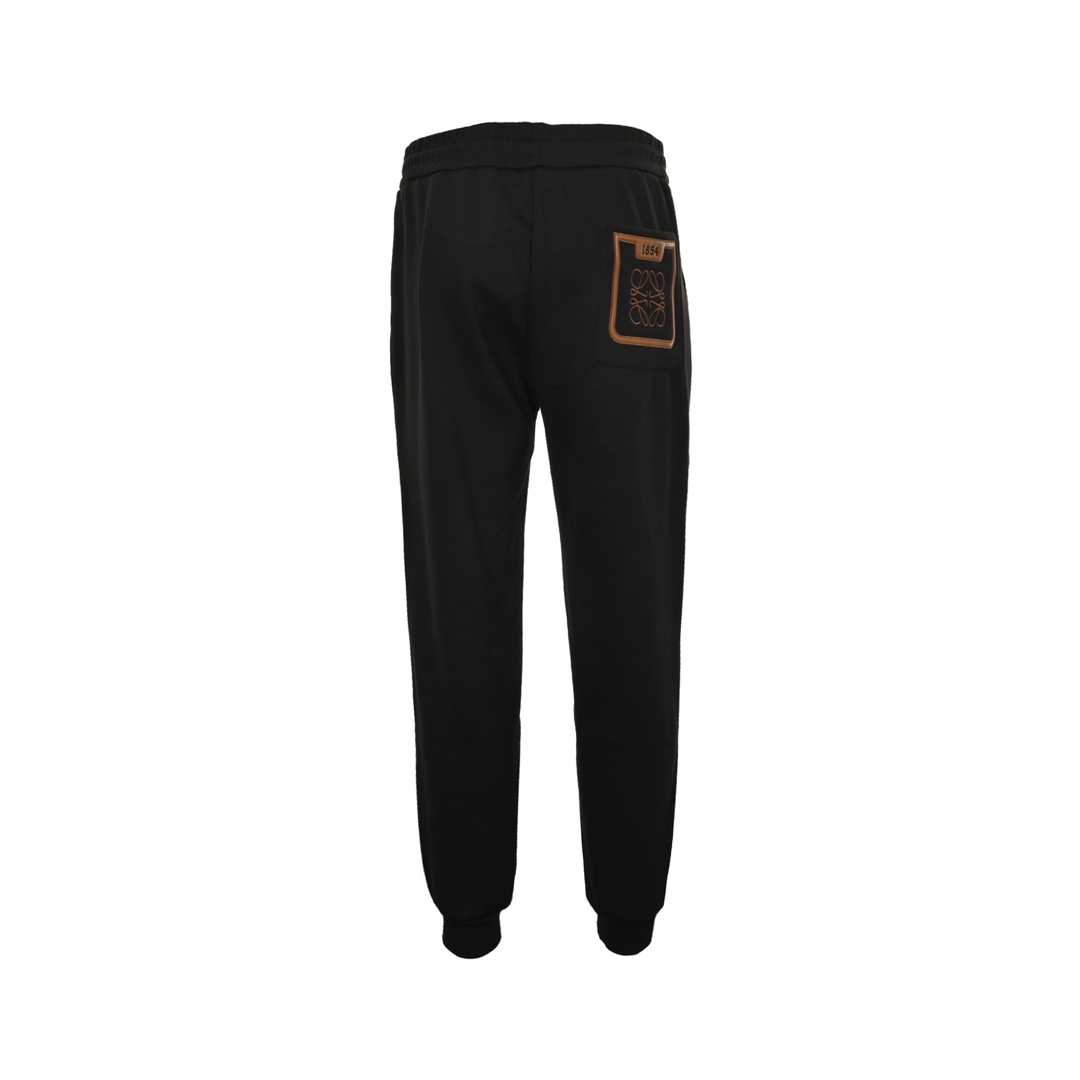 Loewe 24Fw embroidered logo fleece trousers