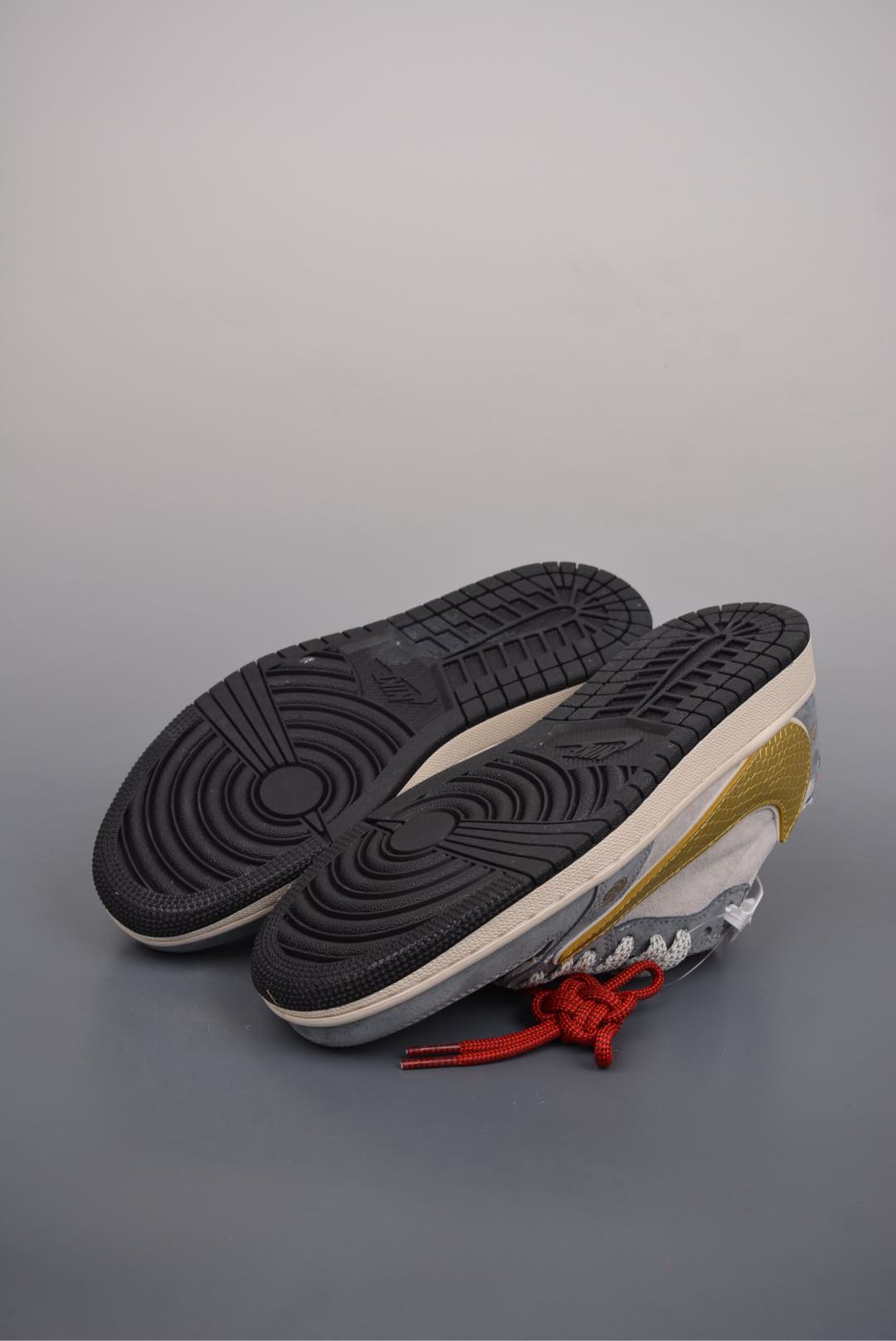 Travis Scott x Nike Air Jordan 1 Low Year of the Snake Grey Blue Gold XZ2025-288