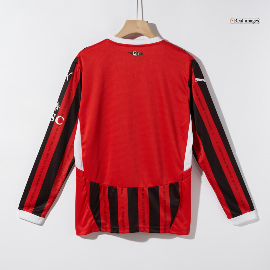 AC Milan long-sleeved home football shirt 2024/25