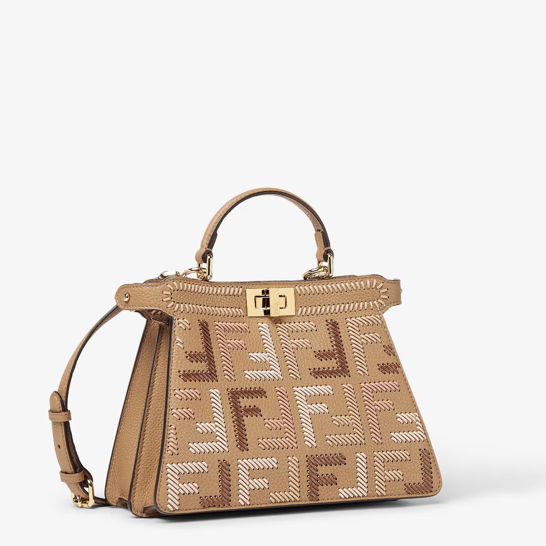Fendi Peekaboo ISeeU Small Handbag 8BN327AUPOF1SKT