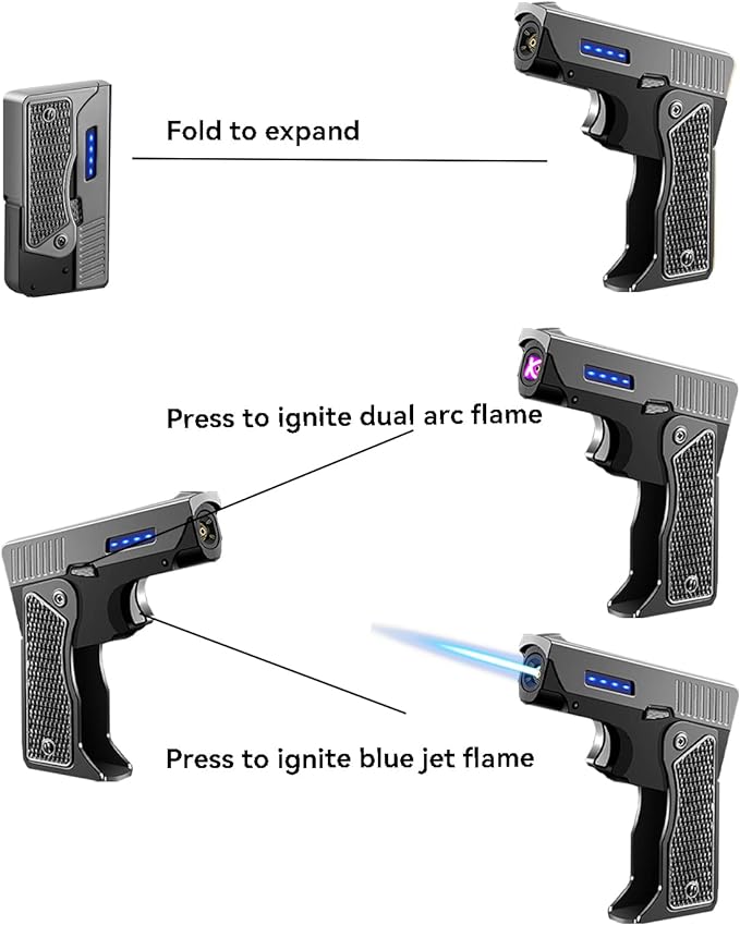 Foldable 2 in 1 Gun Lighter